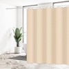 Dufu Shower Curtain 180 x 200 Beige Waterproof Polyester Bath,