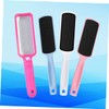 FRCOLOR Professional Tool Stainless Steel Foot File 3 Sandpapers Double