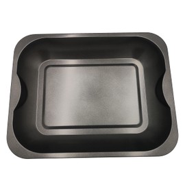 MAWANS Non-Stick Baking Oven Tray Roaster Roasting Baking Traybake Tin Dishwasher Safe Carbon Steel (38x30x4.5cms)