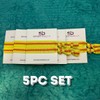 Sportybella Softball Hair Tie Set - Elastic No-Crease Bands with