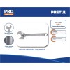 Pretul Llave Ajustable (perico) 12 Cromada, Pretul 21817 Color Plateado