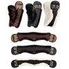 Equinate Moon Girth Anatomical with Synthetic Lambskin Short Girth Saddle