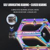 Bicycle Pedals, ERYUE Bicycle Pedals Colourful Cycling Road Bike Pedals