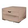 ULTCOVER Patio Fire Pit Table Cover Square 28 inch Outdoor