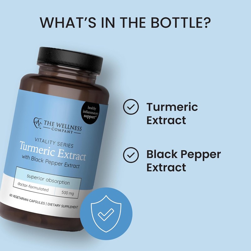 Turmeric Extract – Healthy Inflammatory Response - Potent Curcumin Plus