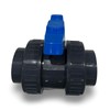 Aqua Universe 2" Double Union Ball Valve with Blue Handle