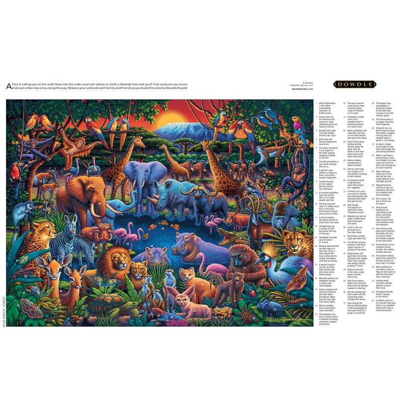 Buffalo Games - Eric Dowdle - Wild Africa - 1000
