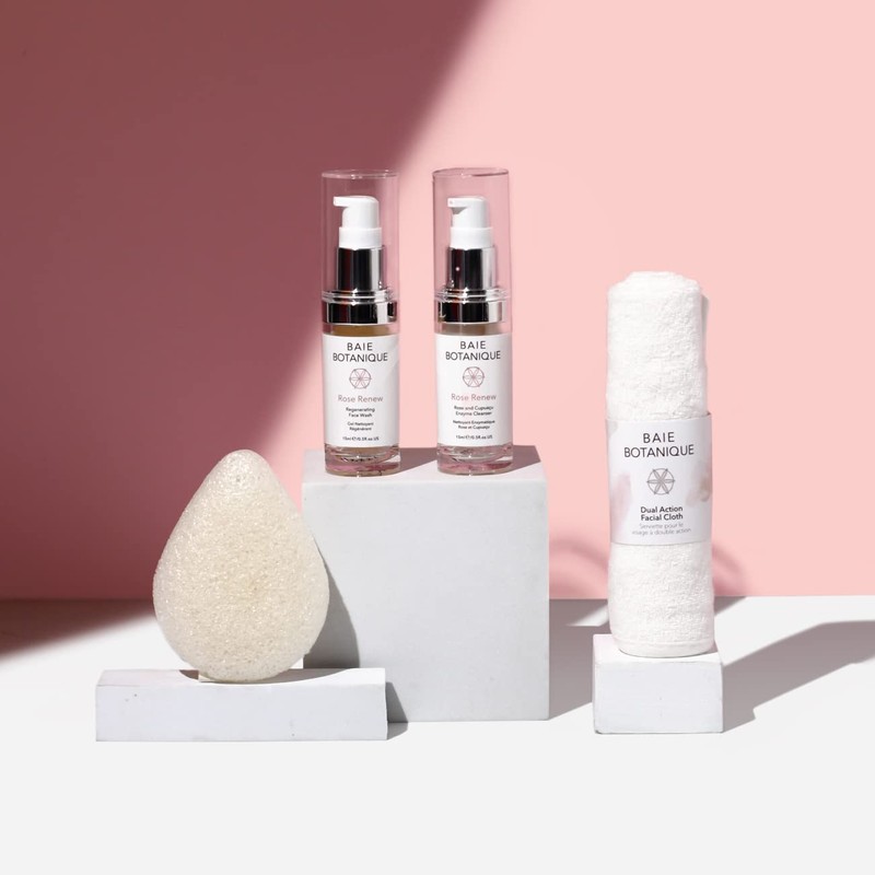 Baie Botanique Rose Renew Double Cleansing Retouching Natural Vegan Organic