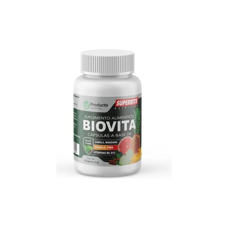 SUPERVITS 2pack Biovita Aceleración Metabolismo 2 Pack 30 Capsulas Sabor