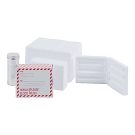 ThermoSafe Shipper, 5 Tube Mailer, 13 x 103 mm Tubes, 150/cs