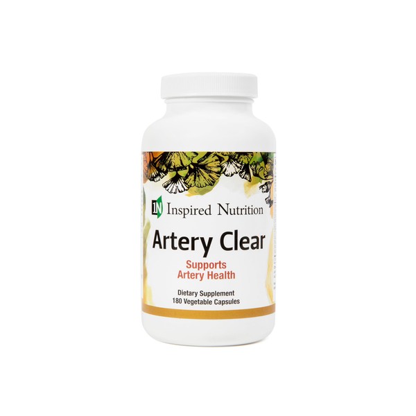 Inspired Nutrition Artery Clear - Supports Artery Health - 180 Capsules