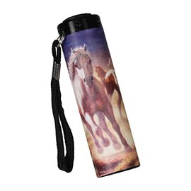 Rivers Edge Products Mini Aluminum LED Flashlight Battery Powered, Handheld Torch, Weatherproof and Shockproof Flashlights for Camping, Emergency, Bachelor Party Favors, Wedding Gifts, Horse