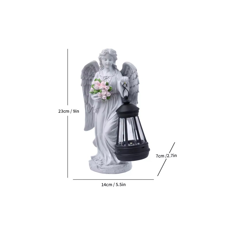 Solar Gnome Garden Statue for Outdoor Decor – Cute LED