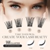 WINKGIGGLE Lash Clusters DIY Eyelash Extensions Mega Volume, Individual Wispy