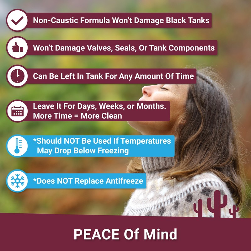 Unique Store-It RV Tank Cleaner Liquid, Cleans RV Black Tanks