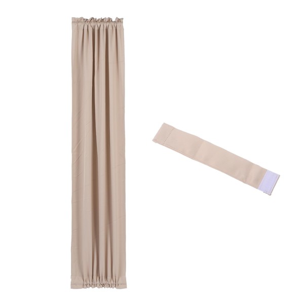 PATIKIL Blackout Door Curtain, 25 Inch W x 72 Inch
