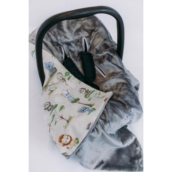 Viculii Double Sided Baby Wrap for car seat | baby