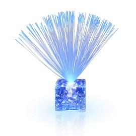 5.5" Light Up Mini Blue Centerpieces (Party Set of 12) for Tables