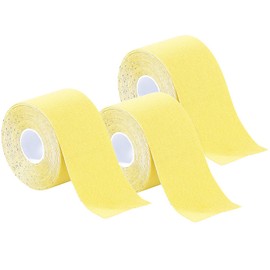 newgen medicals Lymphtapes: Kinesiology Tape Cotton Fabric Set of 3 Yellow (Kinesiology Bandages, Kinesiology Tape, Plaster)