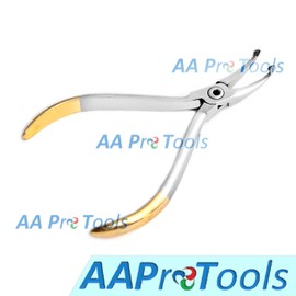 AAProTools T/C Dental Curved Howes Pliers, Orthodontic Position Angled Appliance Plier Wire Bending Instrument