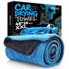 Metyond 48”x24” Dual Sided Microfiber Car Cleaning Towel, Full-Sized SUV