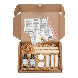 GLOREX 6 1602 401 - Naturkosmetik-Komplettset, Box zur Herstellung von Lippenbalsam mit pflegendem Jojoba- und Kokos-Öl