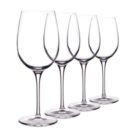 Luigi Bormioli Crescendo 20 Ounce. Bordeaux Wine Glasses, Set Of 4, Crystal SON-hyx Glass, Made In Italy.