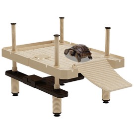 Large turtle basking platform, Floating dock for turtle tank, Turtle dock (SIZE:L)
