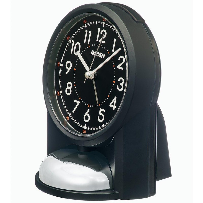 Seiko Clock Alarm Clock Table Clock Analog Loud Black PYXIS