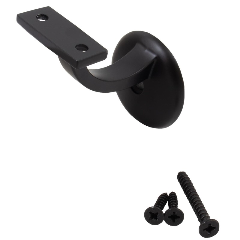 Stone Harbor Hardware Heavy-Duty Aluminum Handrail Bracket with 2-1/8" Round