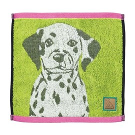Marushin 0765001600 Wonderful Peace Handkerchief, Love Eyes, Dalmatian, Dog, Cat, Cute, Antibacterial, Odor Resistant, 100% Cotton