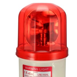 T-GUAN Industrial Signal Alarm Tower Lamp DC24V,  Rotating Strobe Warning Light