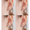 Fxiqini Clip On Earrings Non Pierced Earrings Teardrop Round Square