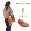 CYNOSURETECH 1 Piece Fox Tail Pendant, Furry Tail Key Chain,