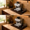 Silicone Coffee Mat with Tamping Station Compatible with Ninja Luxe