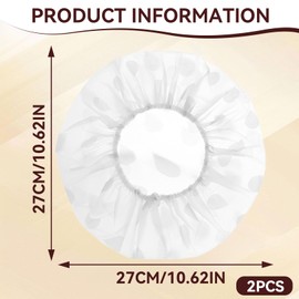 2 Stück GäRfolie Bread,Brot Backen ZubehöR Proofing,Abdeckhauben für SchüSseln Abdeckungen,GäRköRbchen,GäRfolie Teig Zum Abdecken,Abdeckhaubenfür Lebensmittel,Brotbacken,Abdeckhaube Lebensmittel