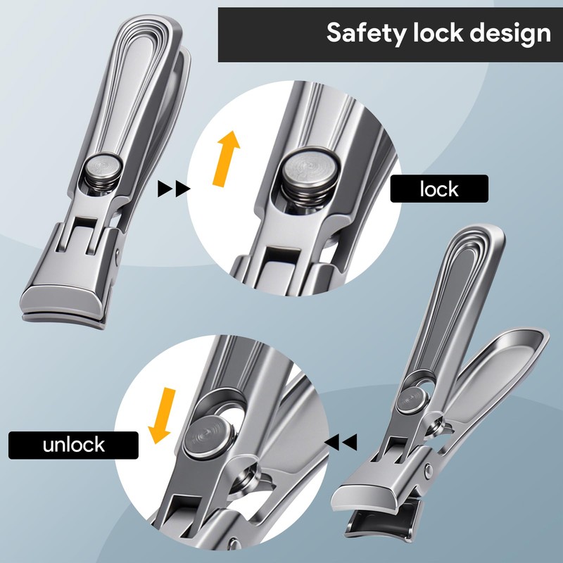 Nail Clippers for Thick Nails, Large Sharp Toe Nail Cutter