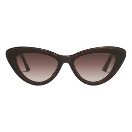 Quay - Women's Sunglasses, Oversized Cat Eye Lenses with UV Protection (Tempted, Neutral Tortoise/Brown)