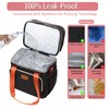 GLENKEY Expandable Insulated Lunch Box for Women Men, Double Deck