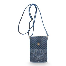 Pip Studio [W0724] Phone Bag Kyoto Festival Denim Blue 13 x 20 x 4.7 cm