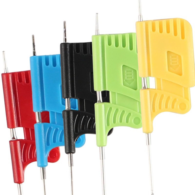 VOANZO 10Pcs Mini Test Hook Probe Spring Clip SDK08 Multimeter