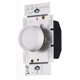 Bryant Electric RD600PDK Lighting Controls, Rotary Dimmers, White/Ivory