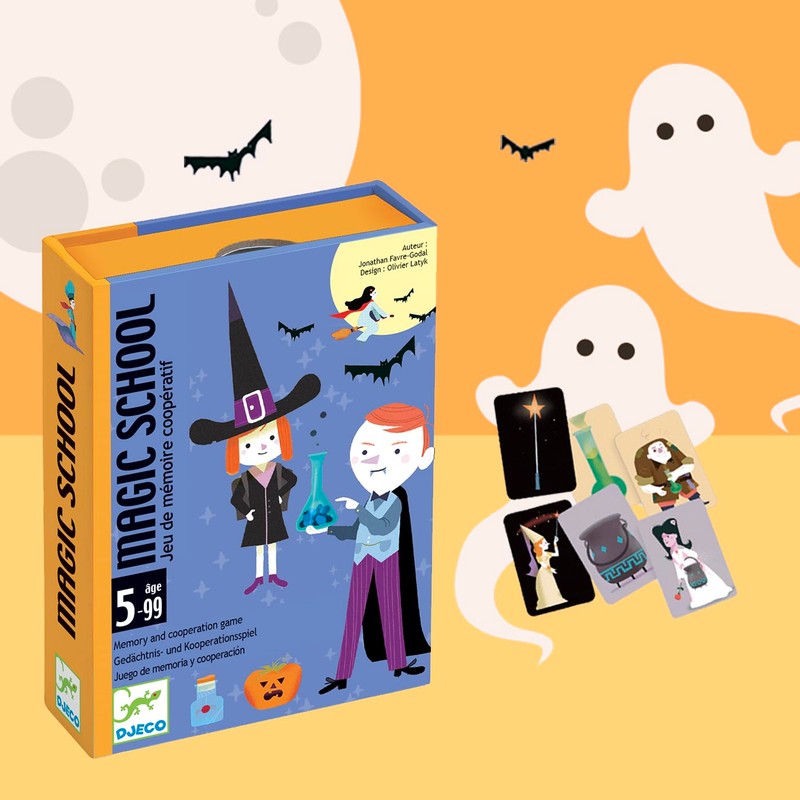 DJECO Magic School Cards (35144), Multicolor (1)