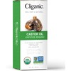 Cliganic USDA Organic Castor Oil, 100% Pure (16oz with Eyelash