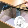 4pcs Flush Hinges, 2 Inch Silver Flush Hinges for 18mm
