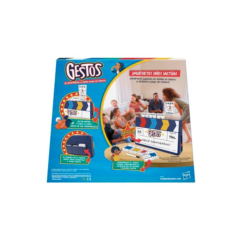 Hasbro Gaming Juego Gestos con claqueta