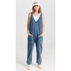 Free People Women's High Roller Jumpsuit, Sapphire Blue