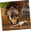 BIUDECO 300ml Refillable Skull Shape Bottle for Body Lotion Shower