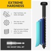 MYWISH (10Sets) 3/8" x 2" Hex Head Lag Bolts, Heavy