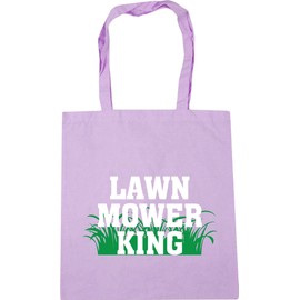 Hippowarehouse Lawn Mower King Tote Shopping Gym Beach Bag 42cm x38cm, 10 litres